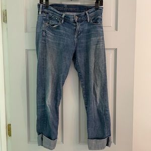 EUC Citizens of Humanity Dani cropped straight leg size 26